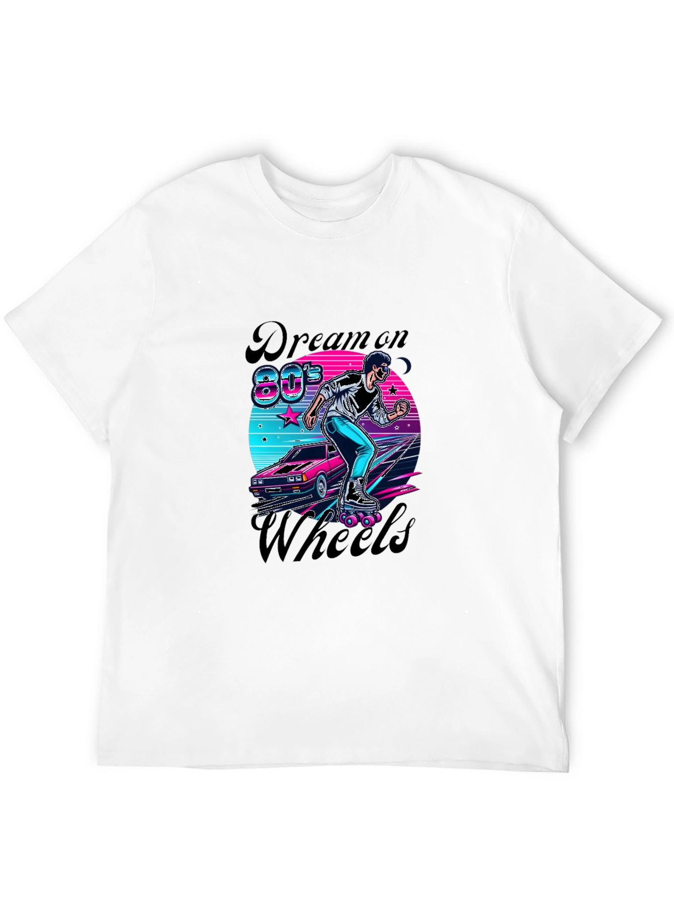 Retro 80s Dream On Wheels T-Shirt