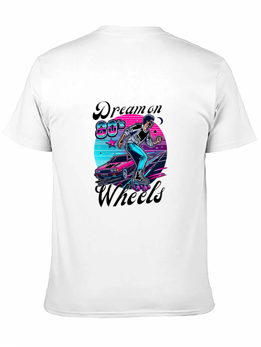 Retro 80s Dream On Wheels T-Shirt