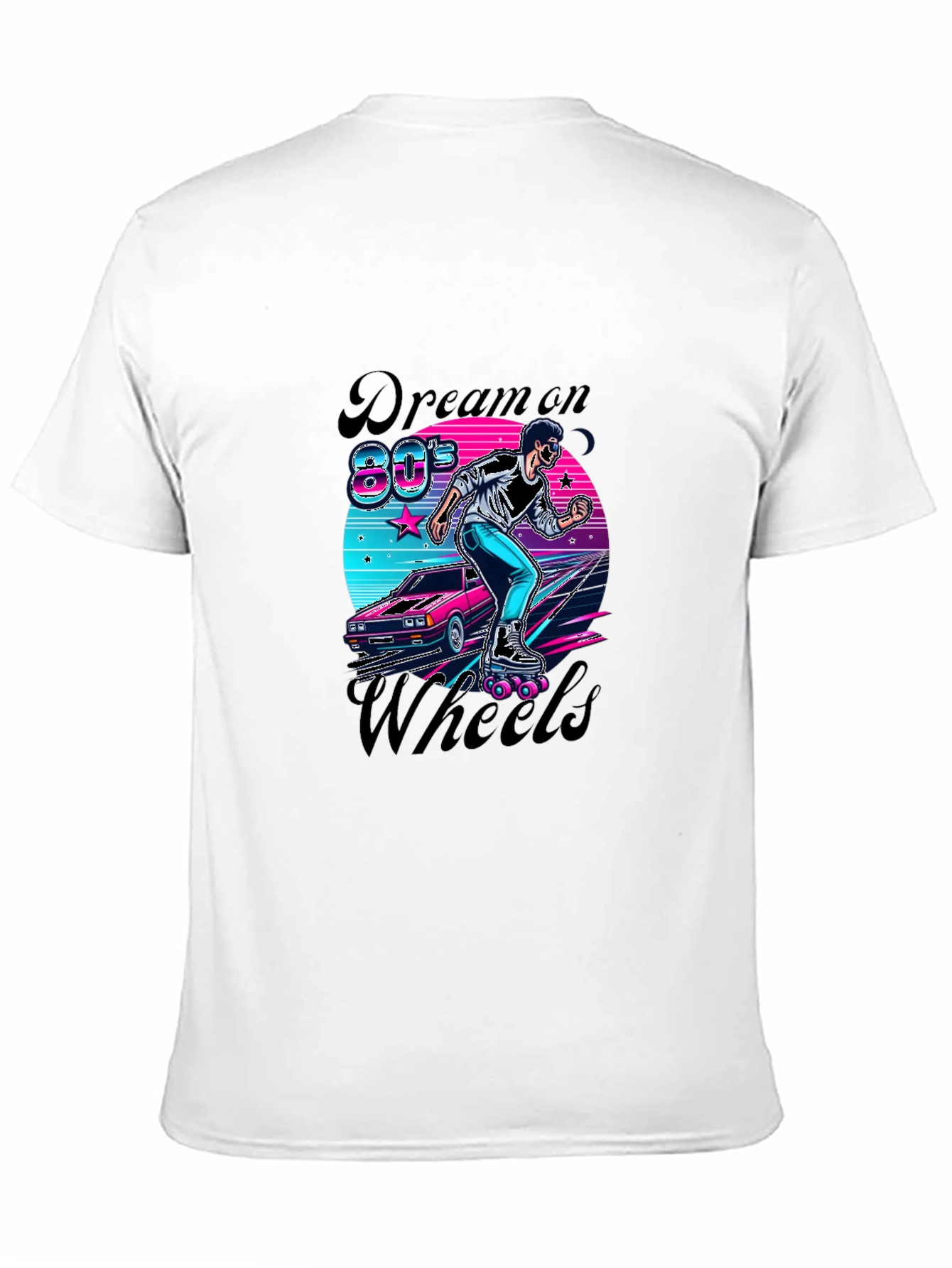 Retro 80s Dream On Wheels T-Shirt