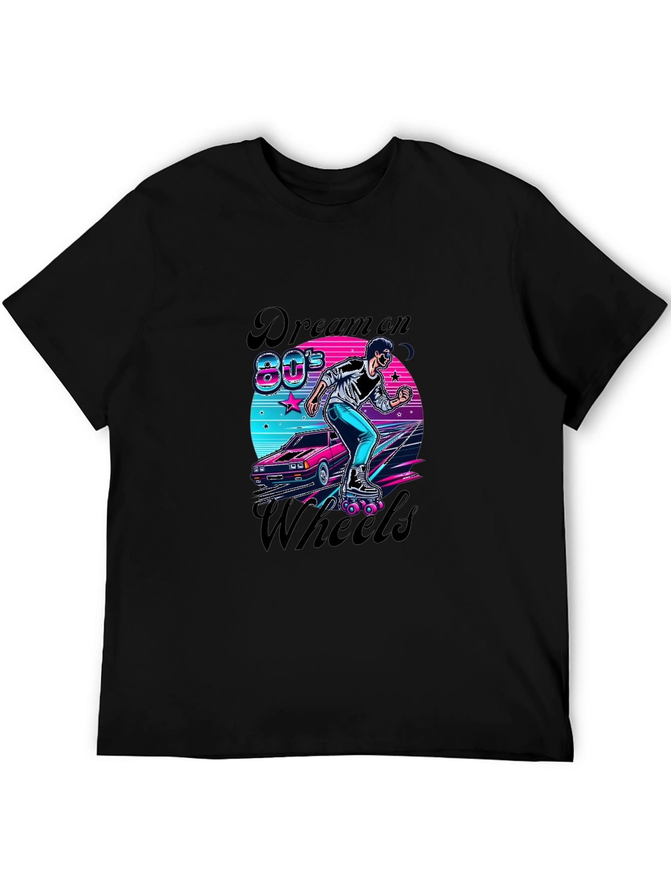 Retro 80s Dream On Wheels T-Shirt
