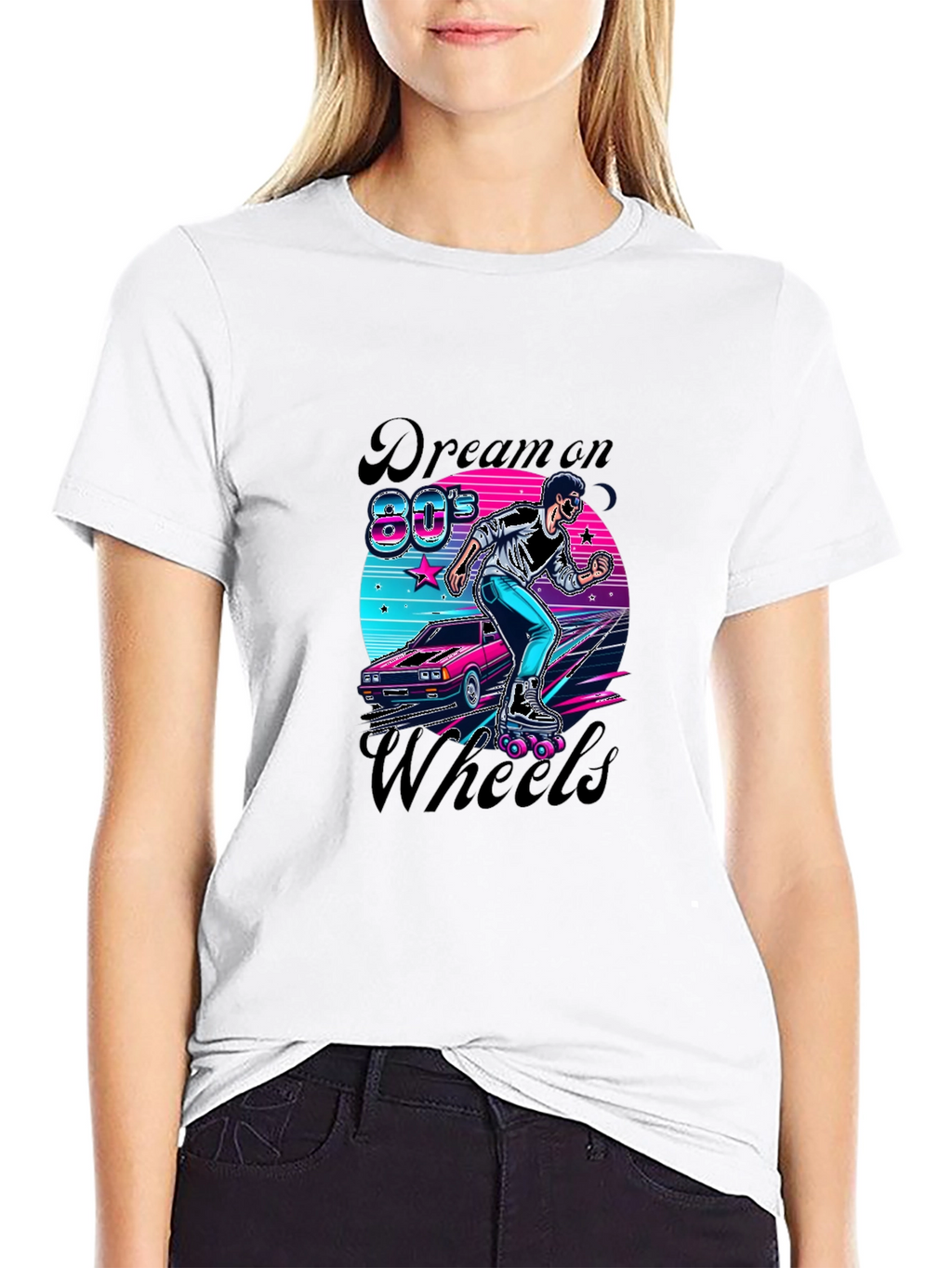 Retro 80s Dream On Wheels T-Shirt