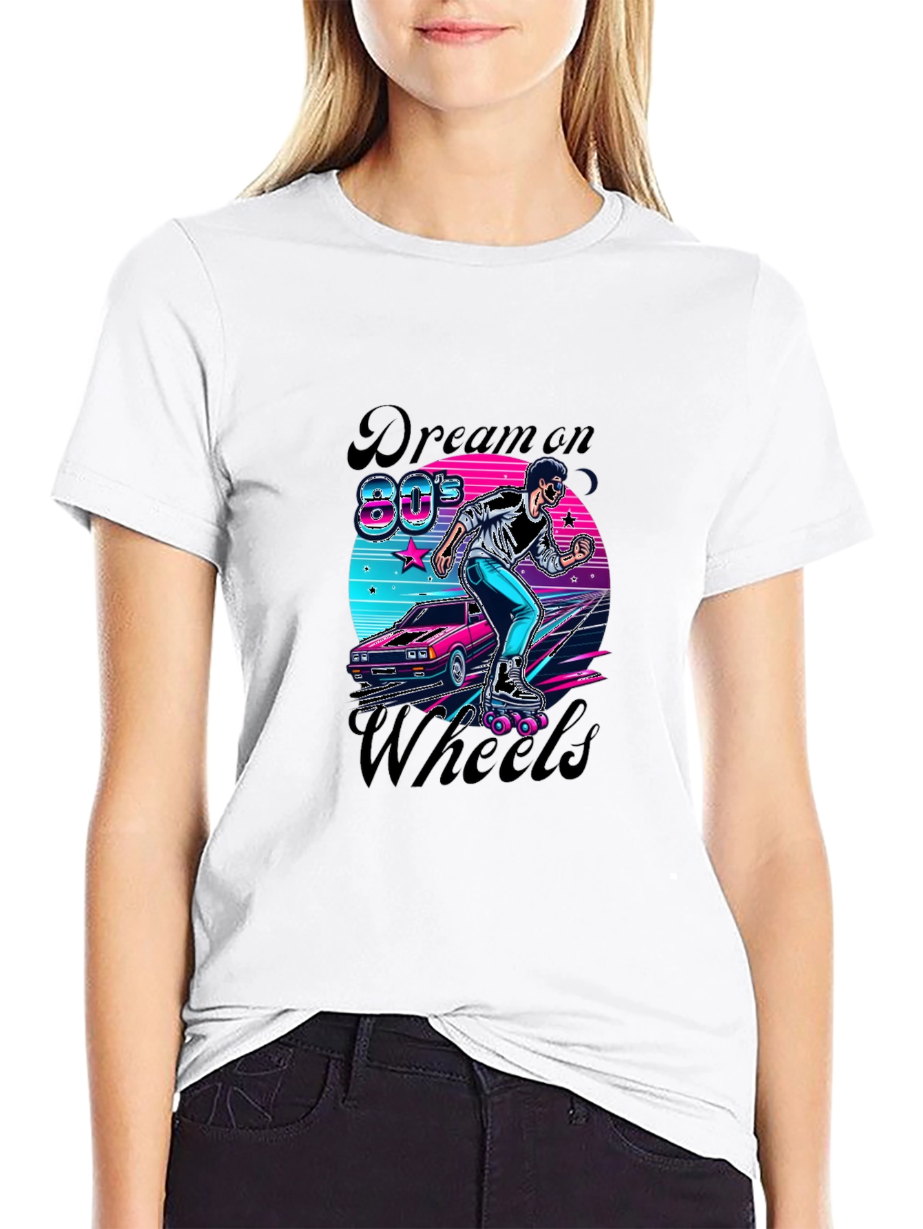 Retro 80s Dream On Wheels T-Shirt