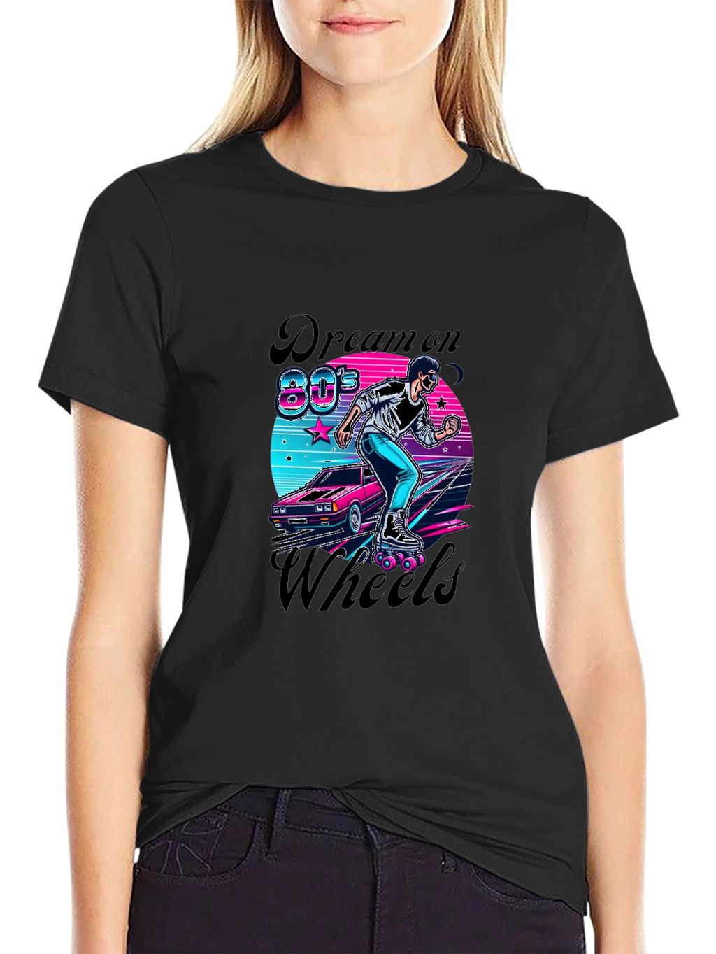 Retro 80s Dream On Wheels T-Shirt