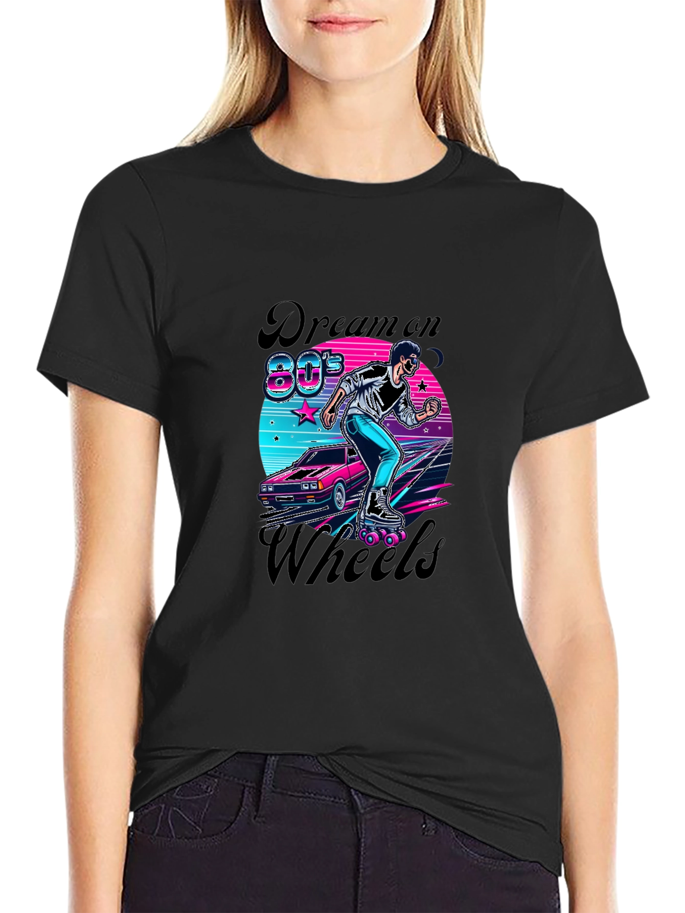 Retro 80s Dream On Wheels T-Shirt