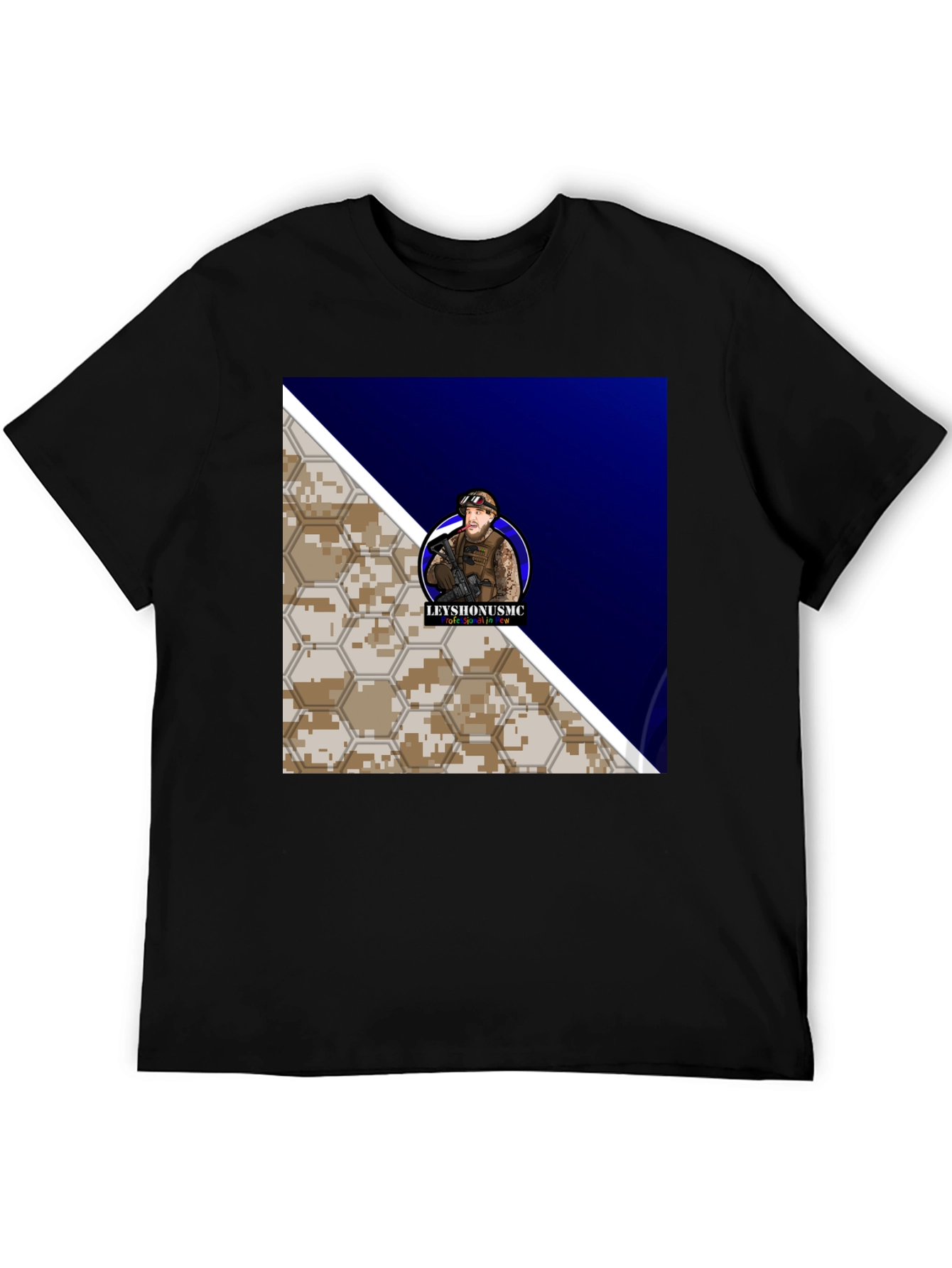 LEYYSHONUSMC Graphic Tee - Tactical Style