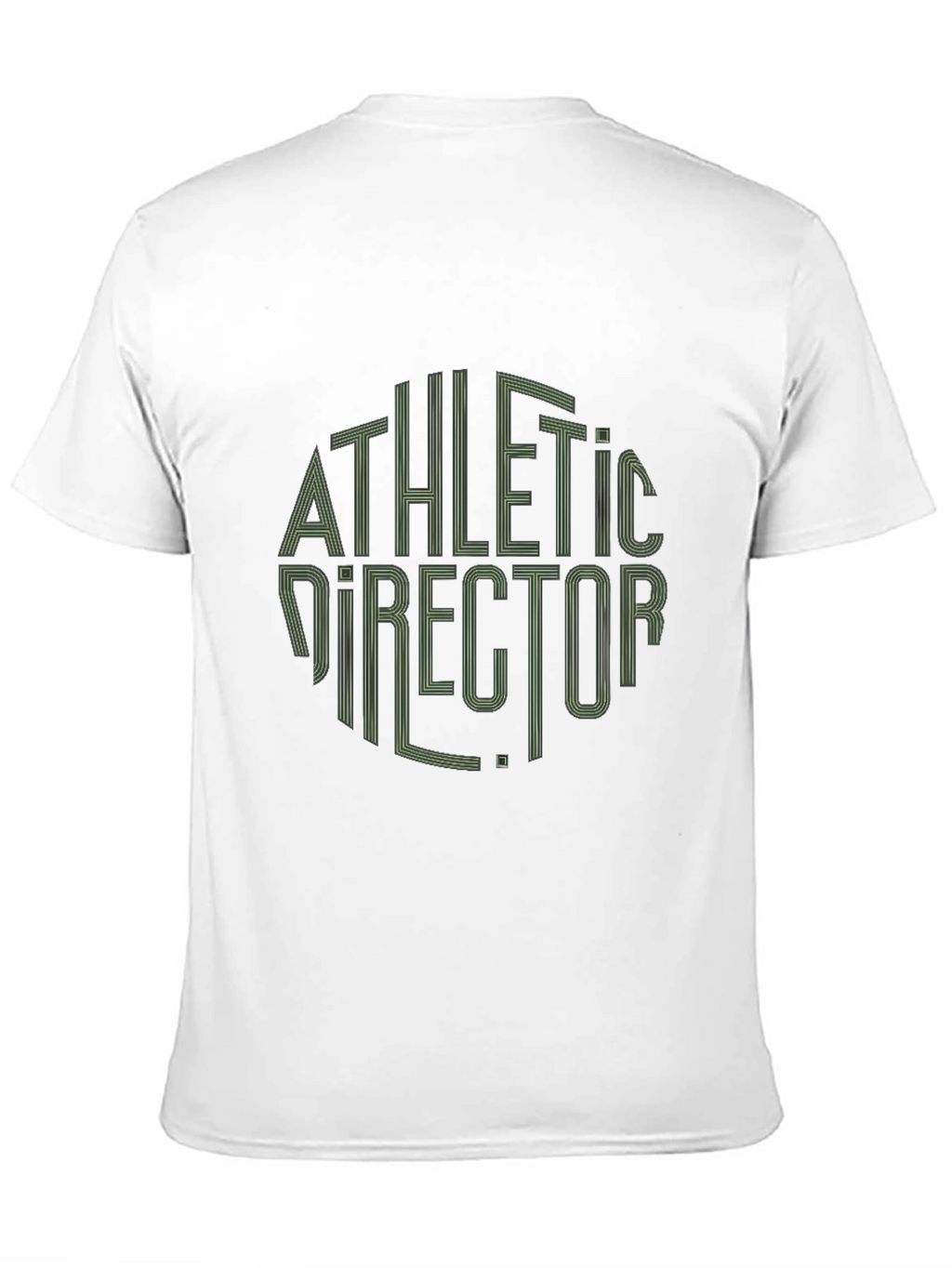 Athletic Director Graphic Tee - Stylish Round Design