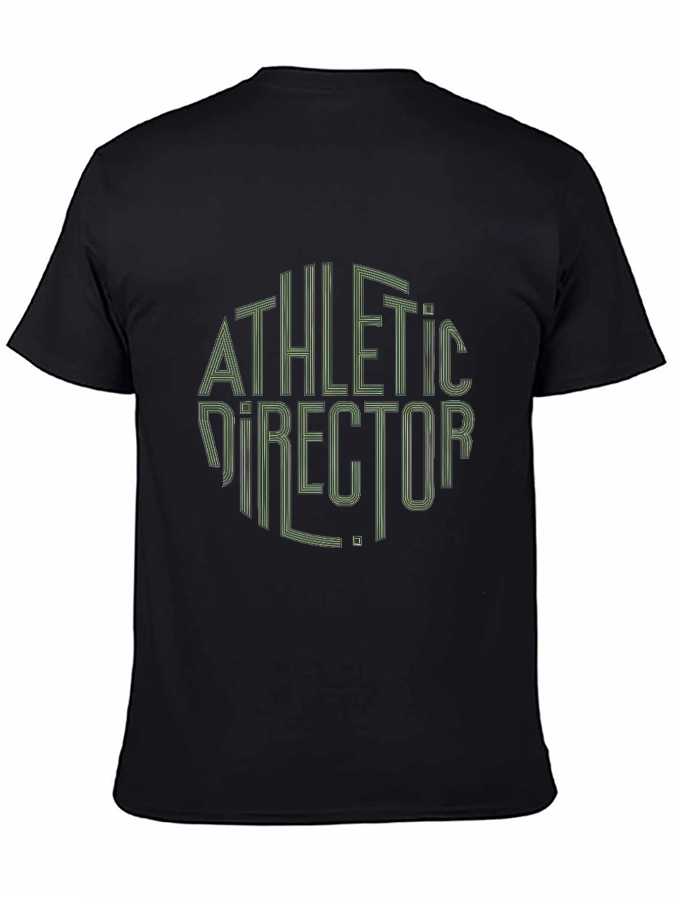 Athletic Director Graphic Tee - Stylish Round Design
