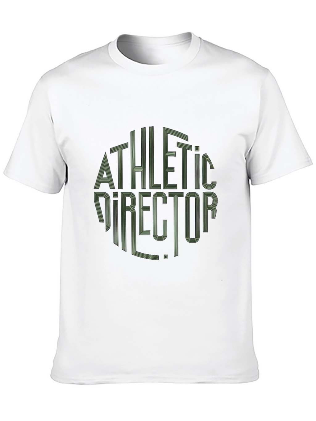 Athletic Director Graphic Tee - Stylish Round Design