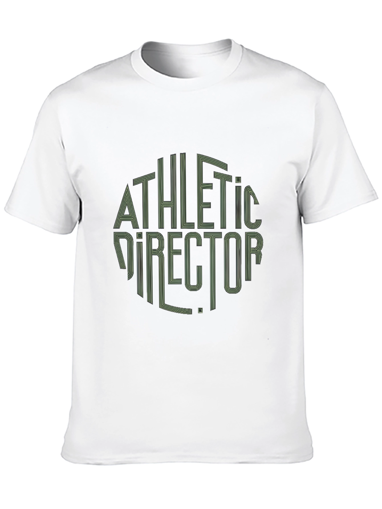 Athletic Director Graphic Tee - Stylish Round Design