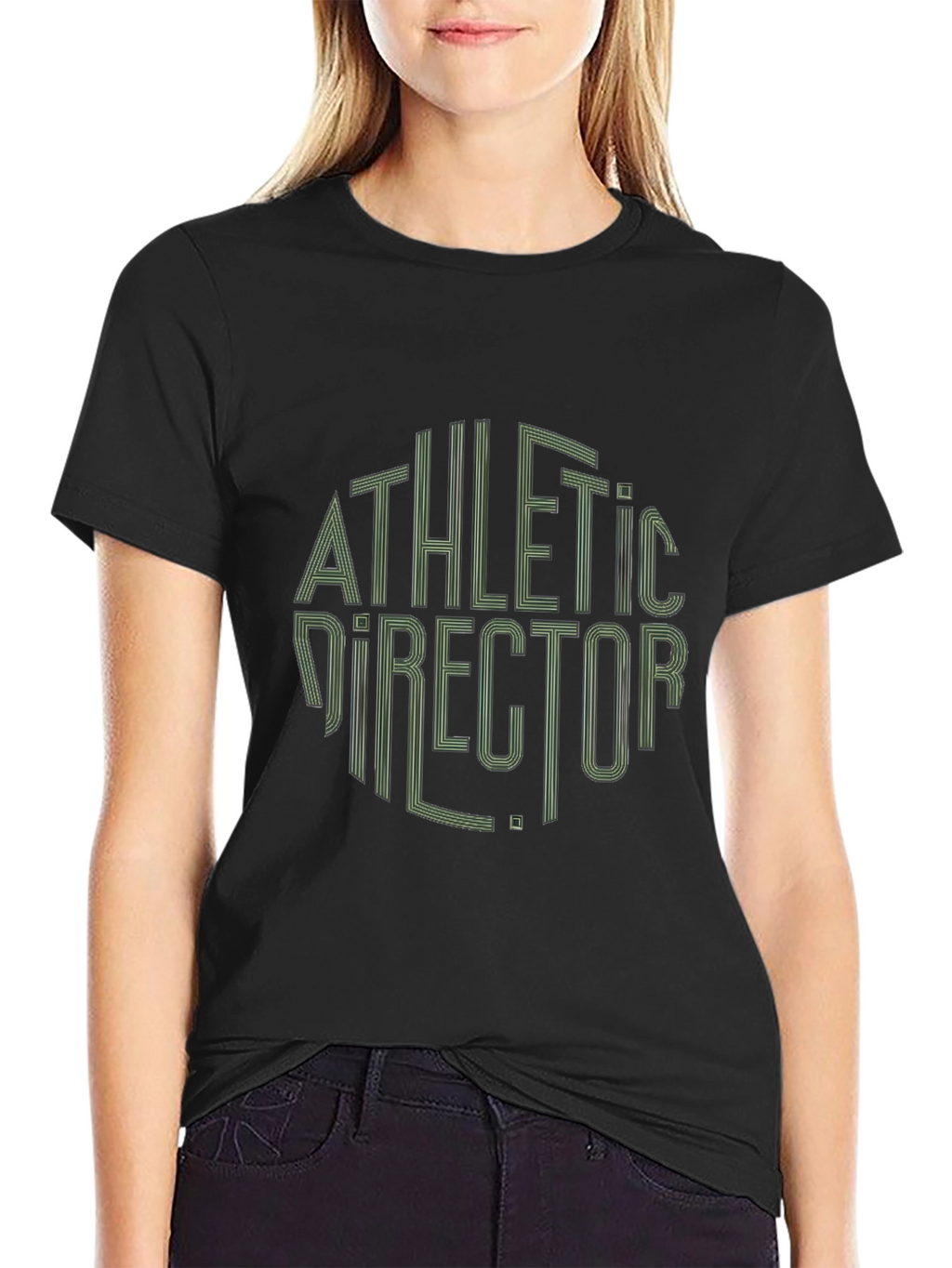 Athletic Director Graphic Tee - Stylish Round Design