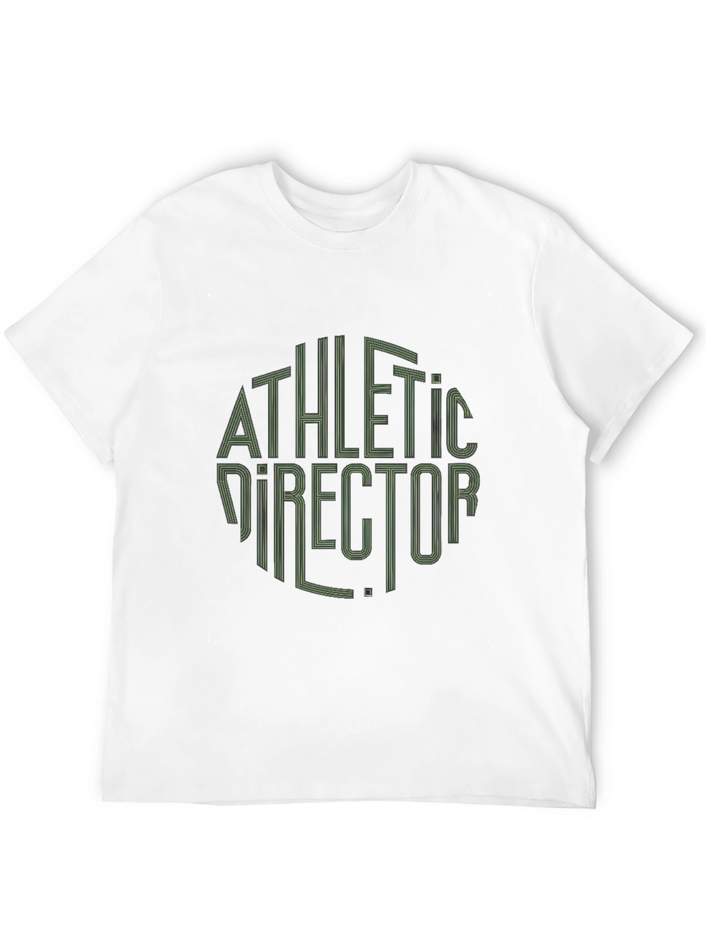 Athletic Director Graphic Tee - Stylish Round Design