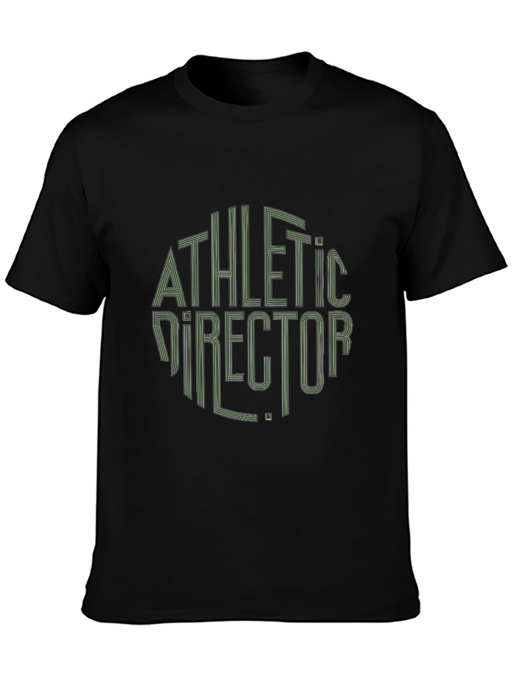 Athletic Director Graphic Tee - Stylish Round Design