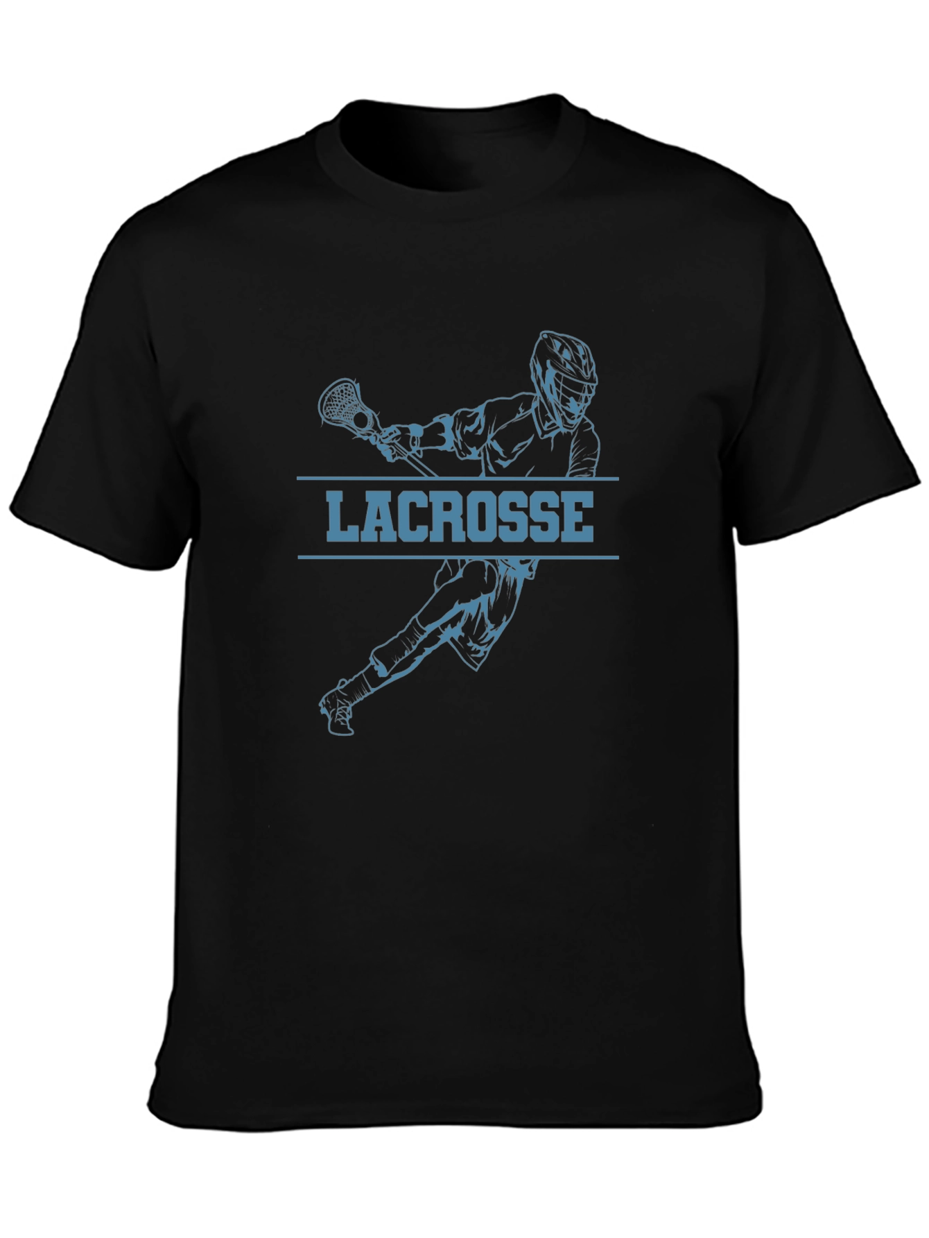 Lacrosse Player Graphic T-Shirt