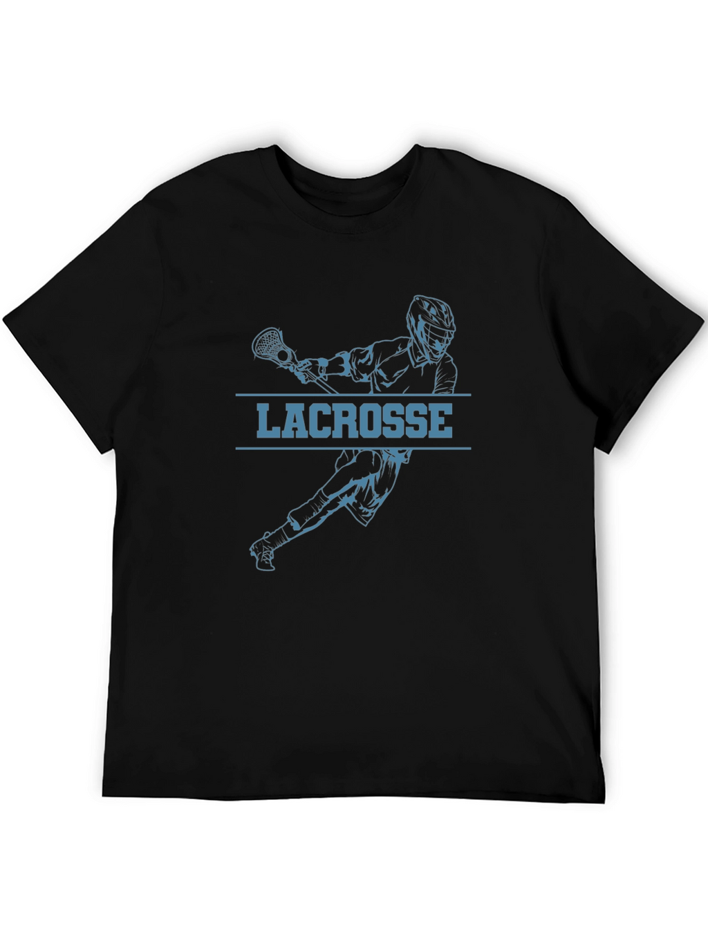 Lacrosse Player Graphic T-Shirt