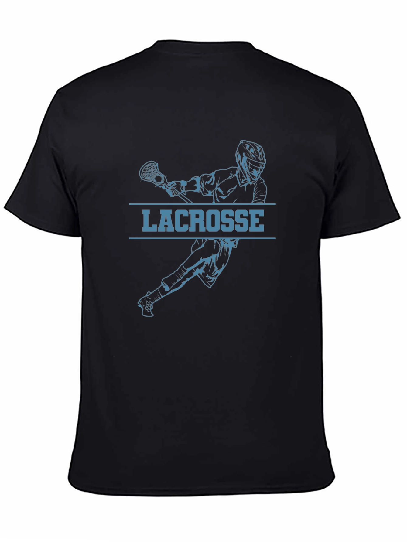 Lacrosse Player Graphic T-Shirt