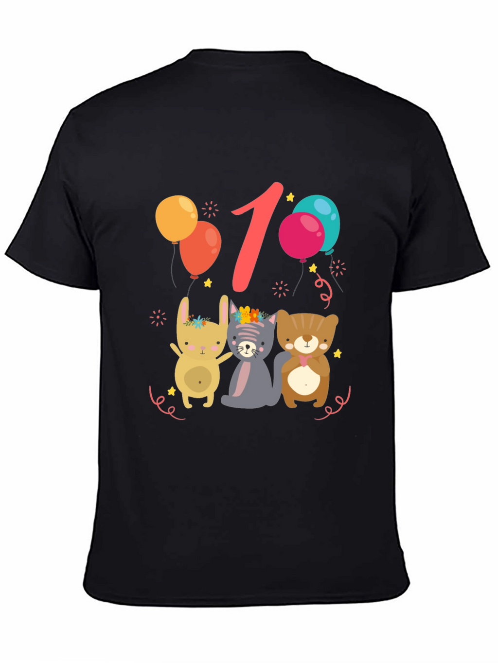 Cute 1st Birthday Animal Tee