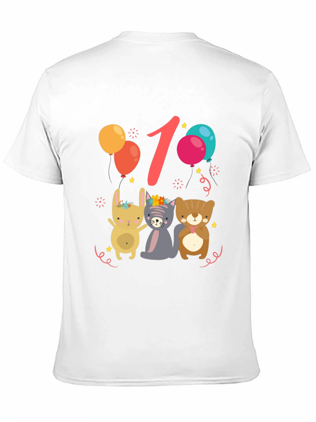 Cute 1st Birthday Animal Tee