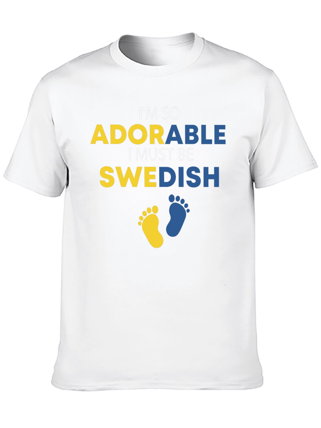 Adorable Swedish T-Shirt: Fun National Pride