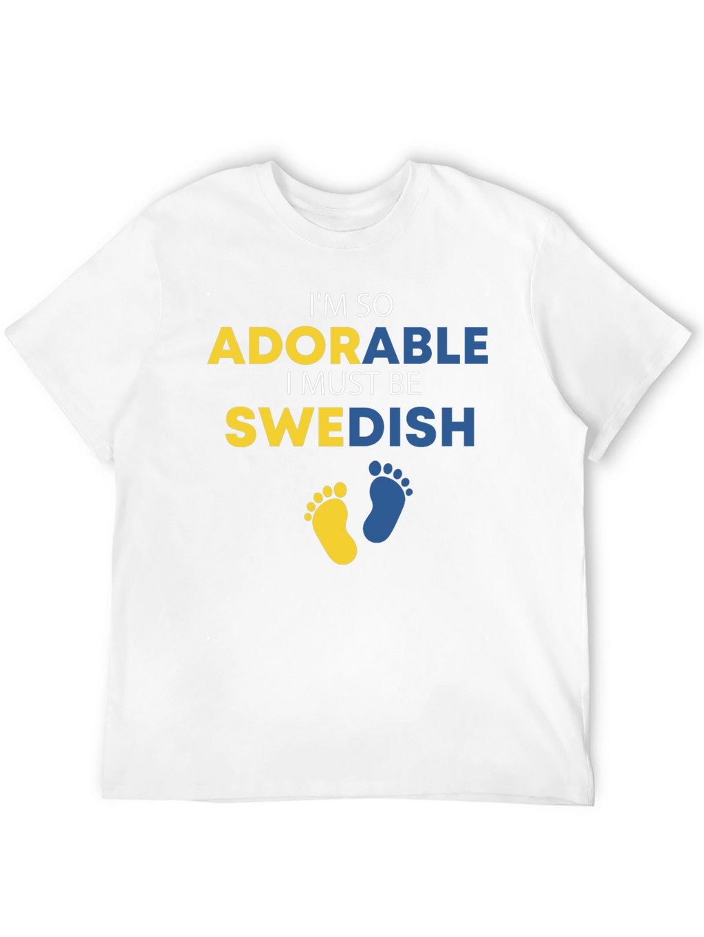 Adorable Swedish T-Shirt: Fun National Pride