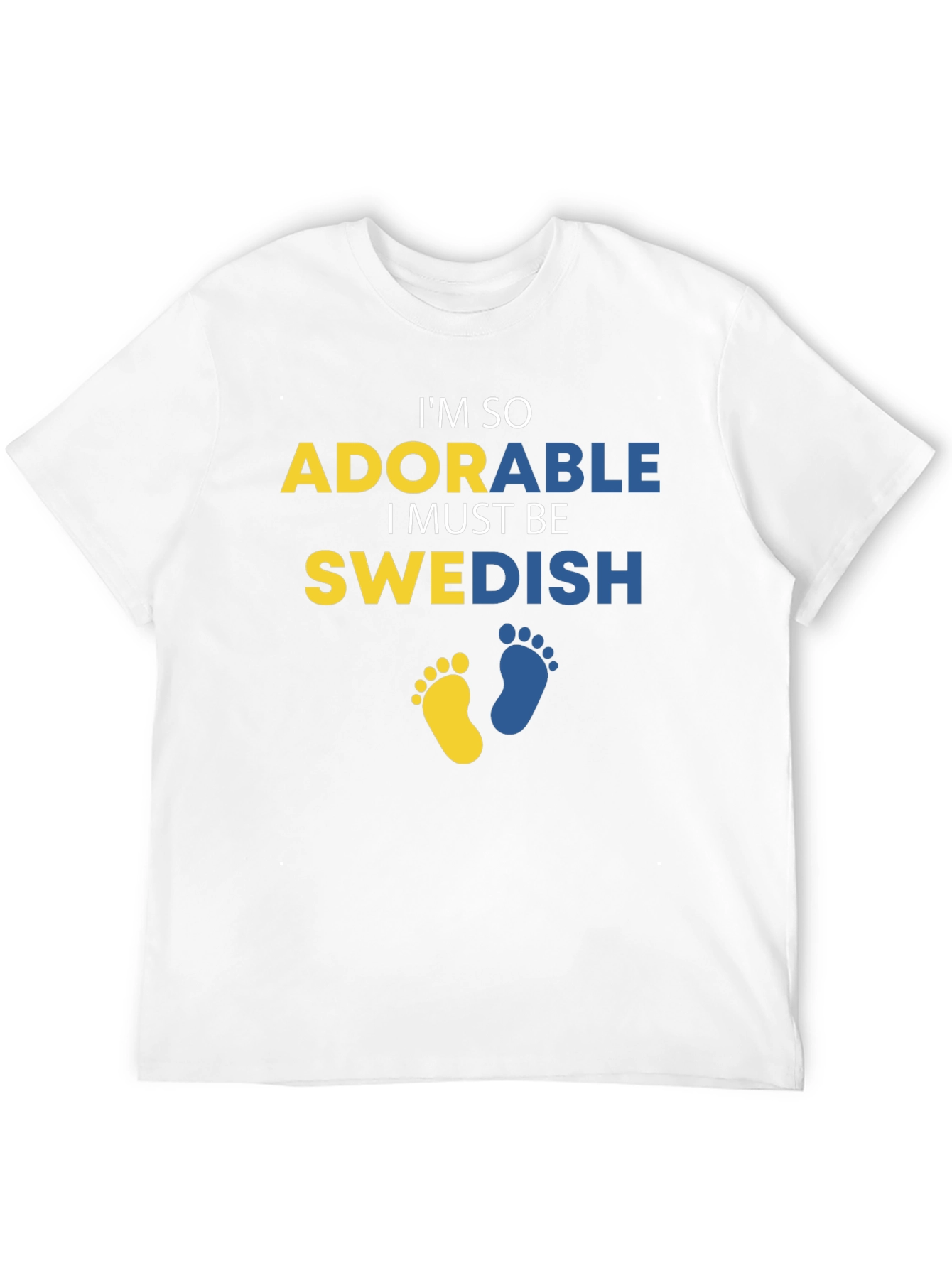 Adorable Swedish T-Shirt: Fun National Pride