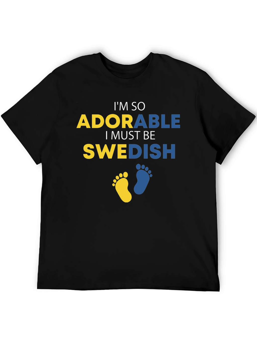 Adorable Swedish T-Shirt: Fun National Pride
