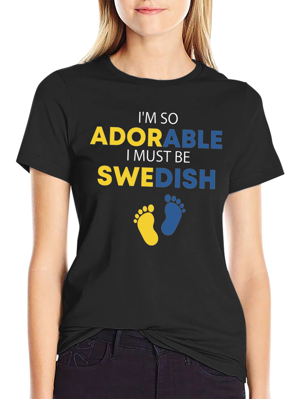 Adorable Swedish T-Shirt: Fun National Pride