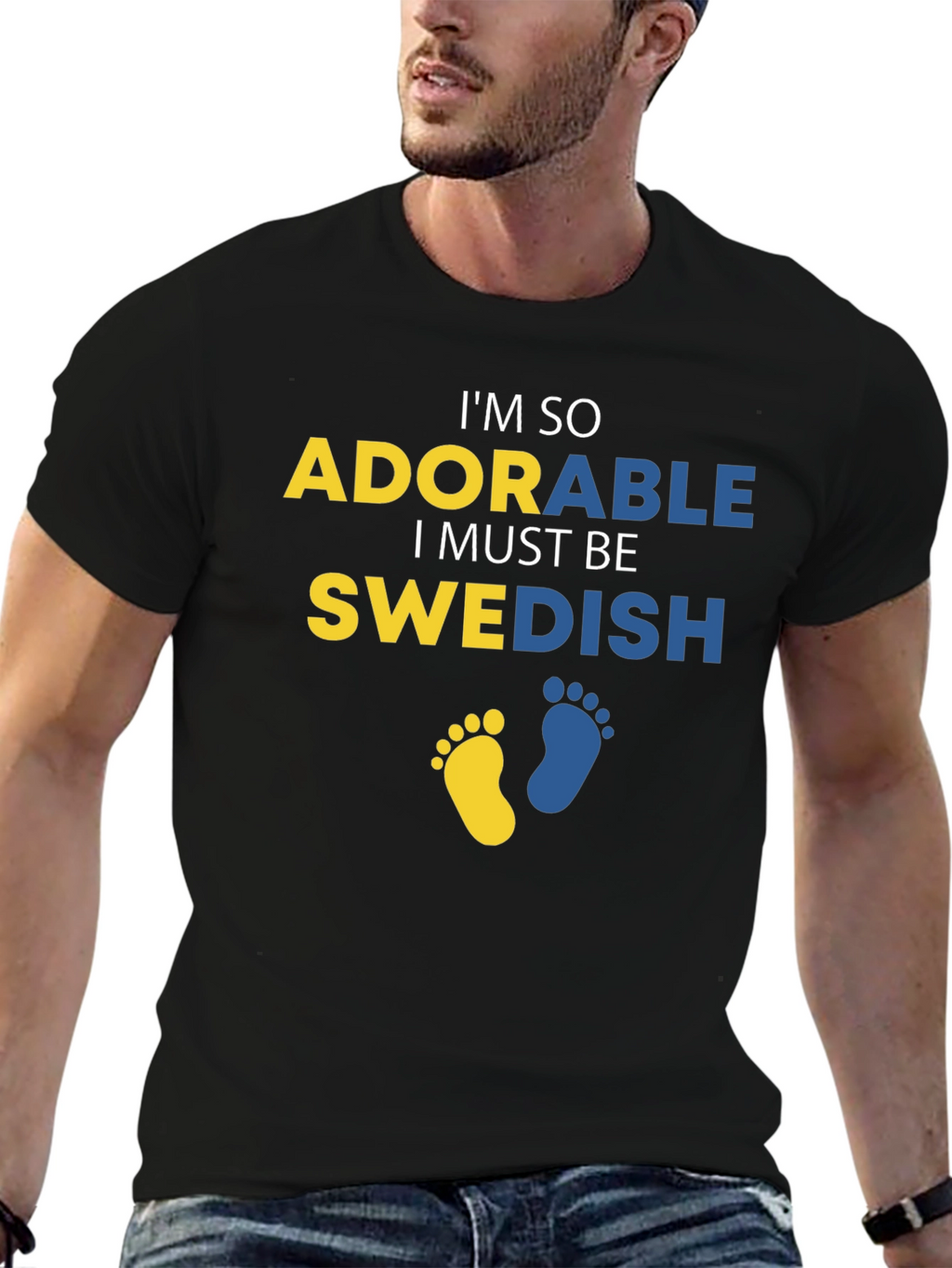 Adorable Swedish T-Shirt: Fun National Pride