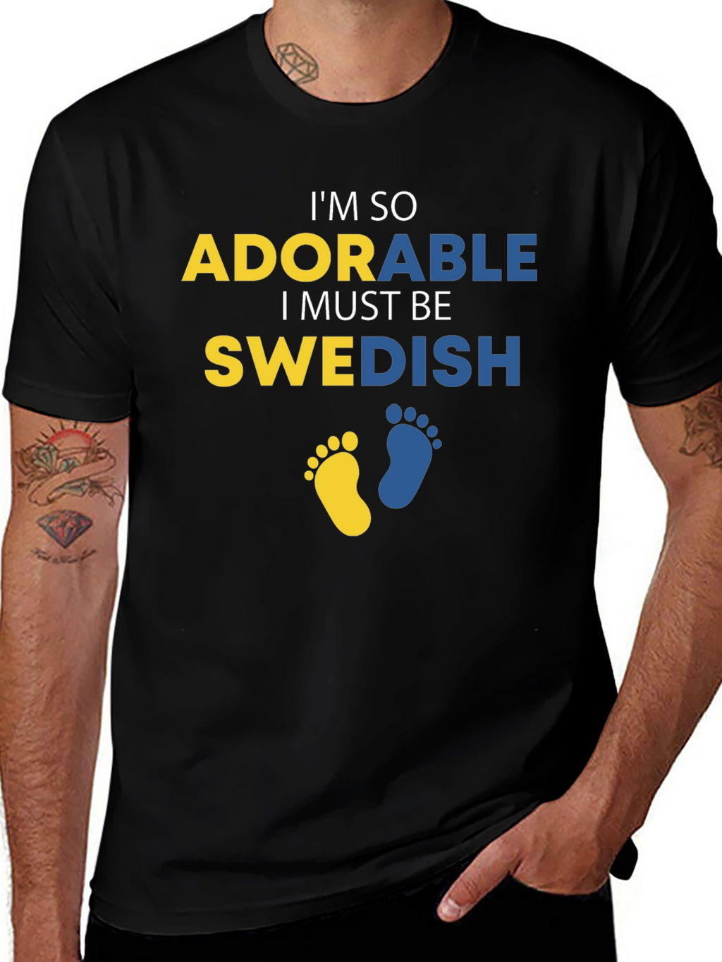 Adorable Swedish T-Shirt: Fun National Pride