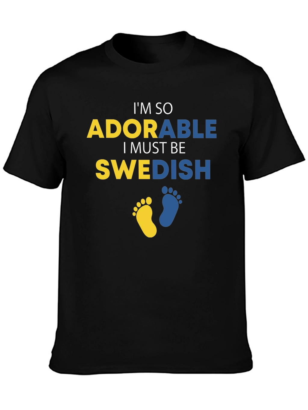 Adorable Swedish T-Shirt: Fun National Pride