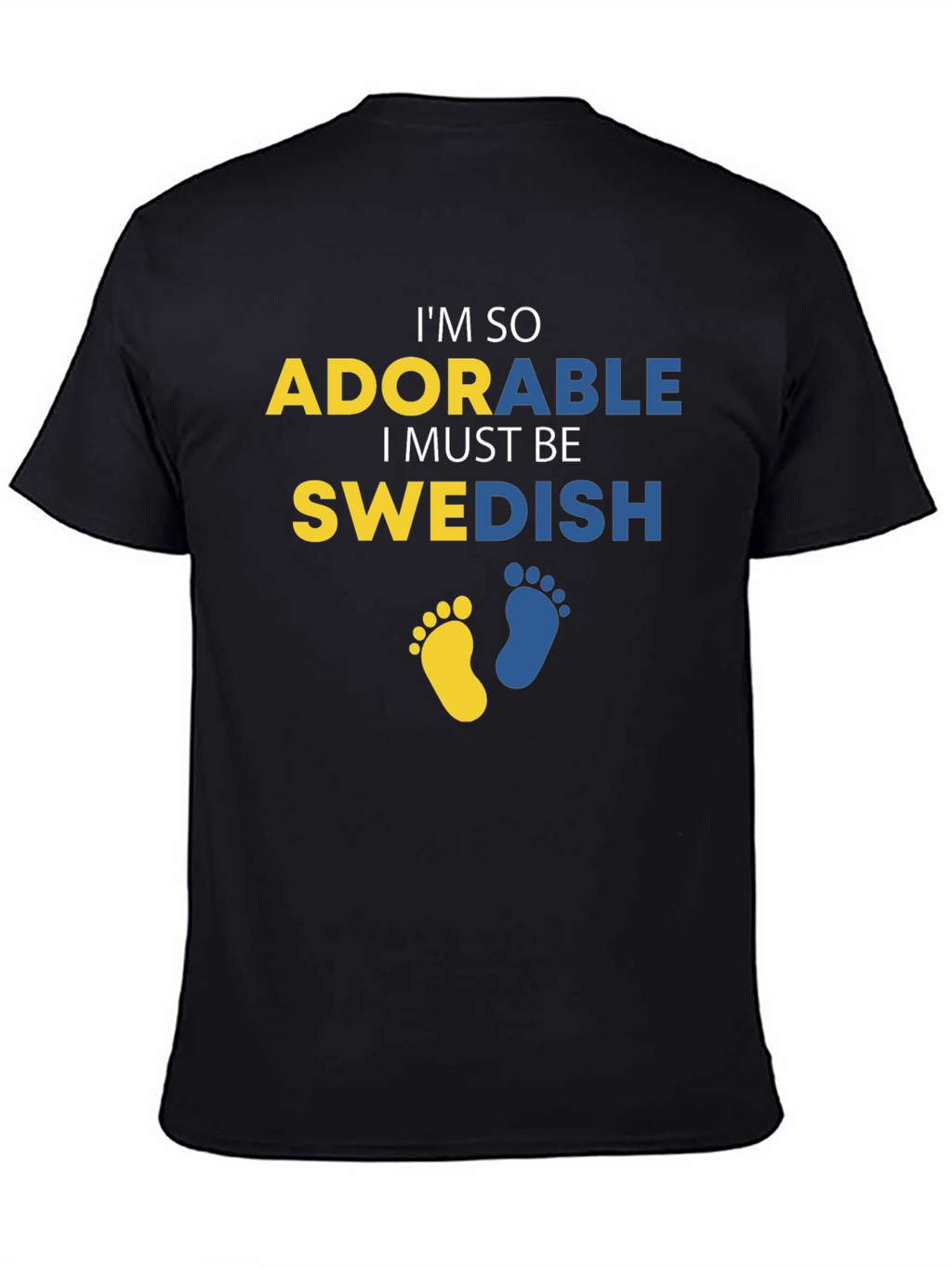 Adorable Swedish T-Shirt: Fun National Pride