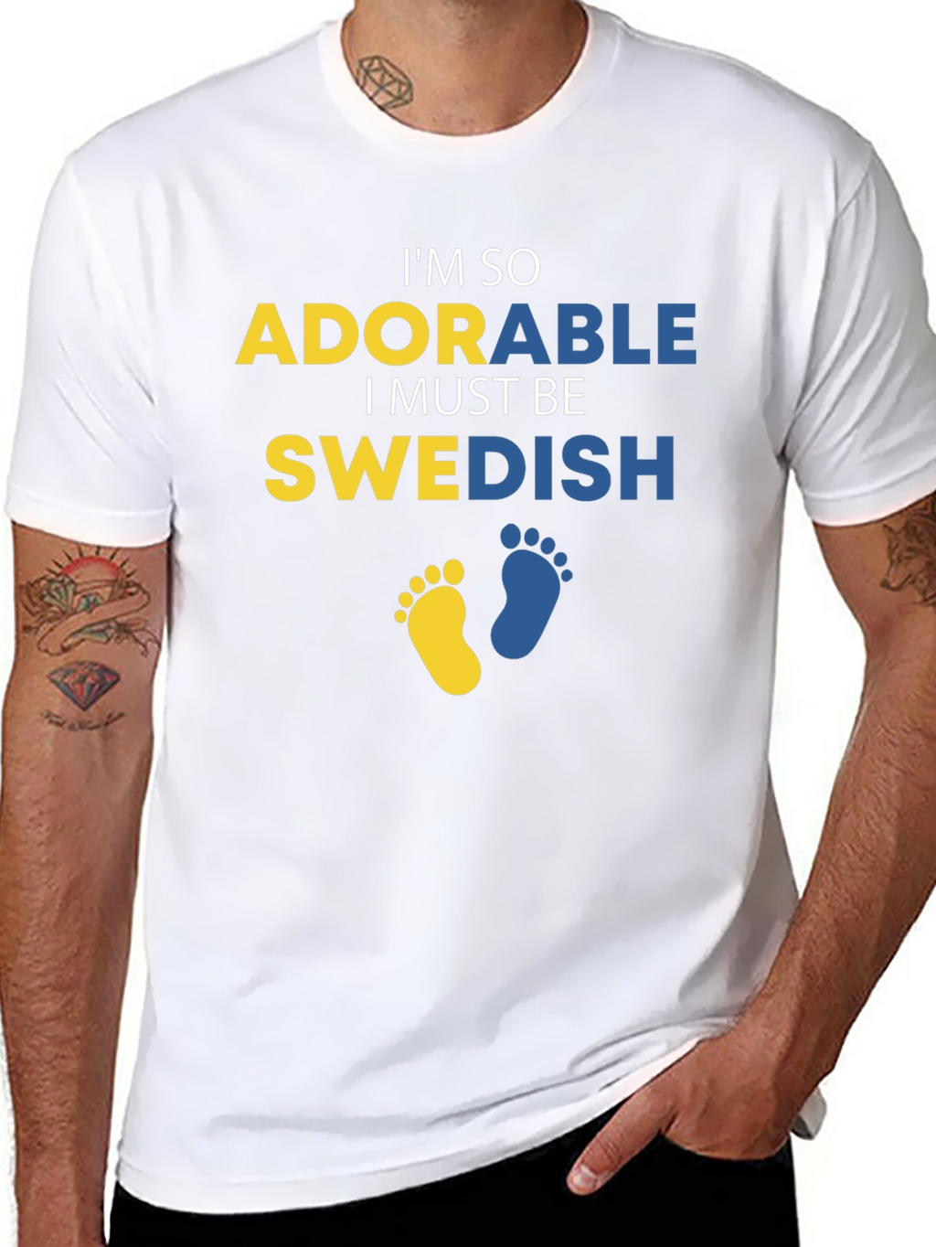 Adorable Swedish T-Shirt: Fun National Pride