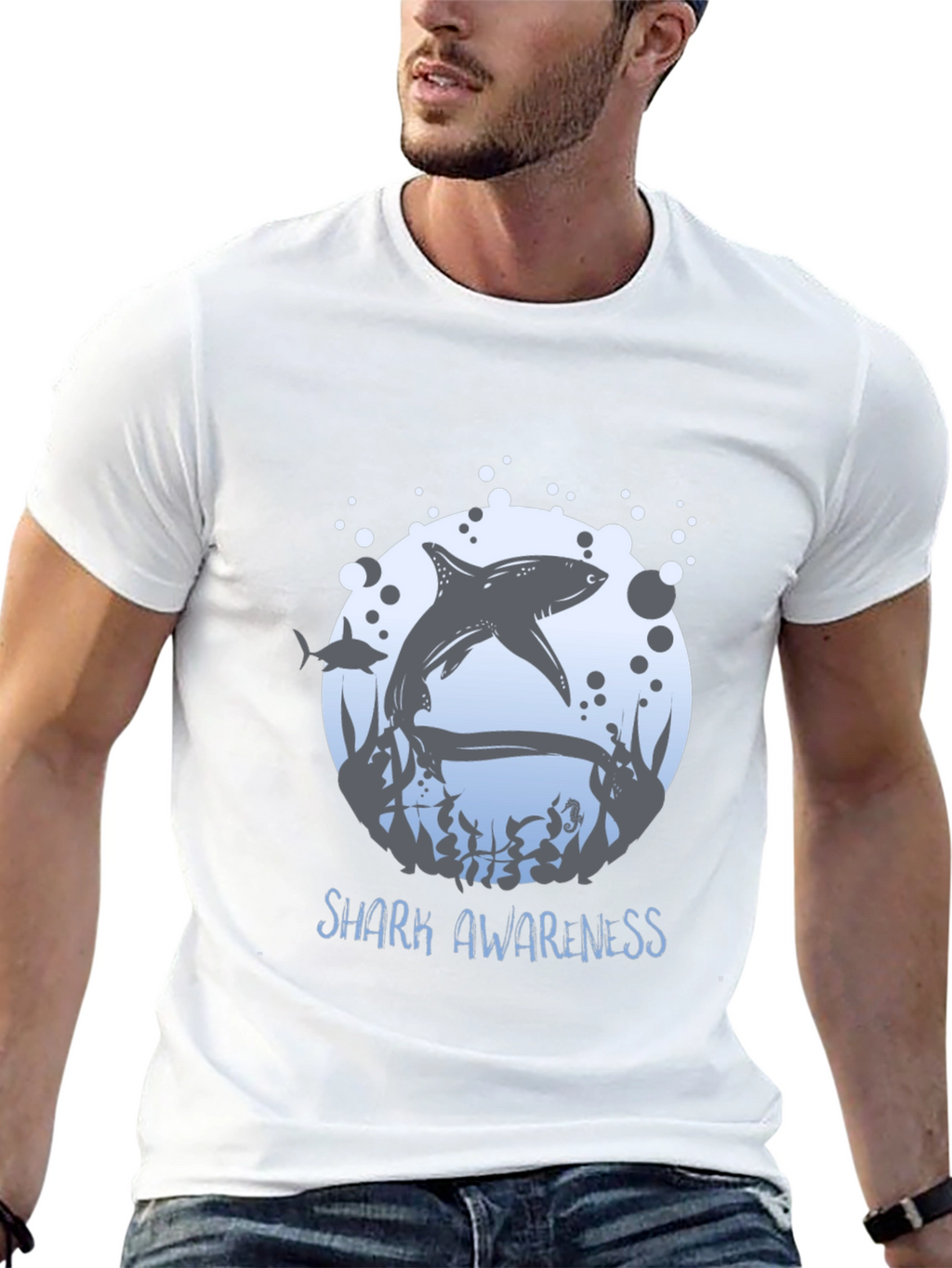 Shark Awareness T-Shirt - Protect Our Oceans