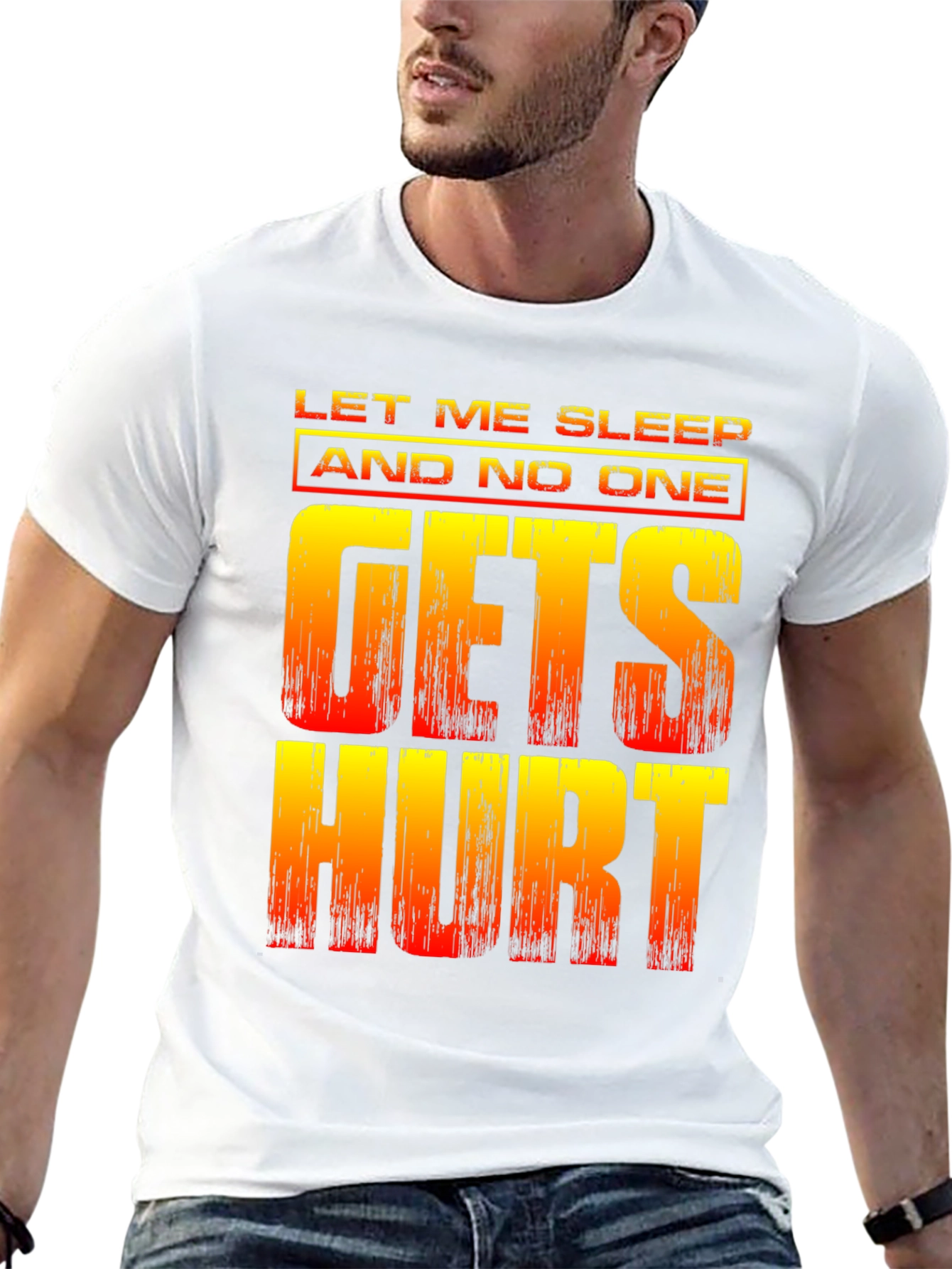 Let Me Sleep Funny Graphic T-Shirt