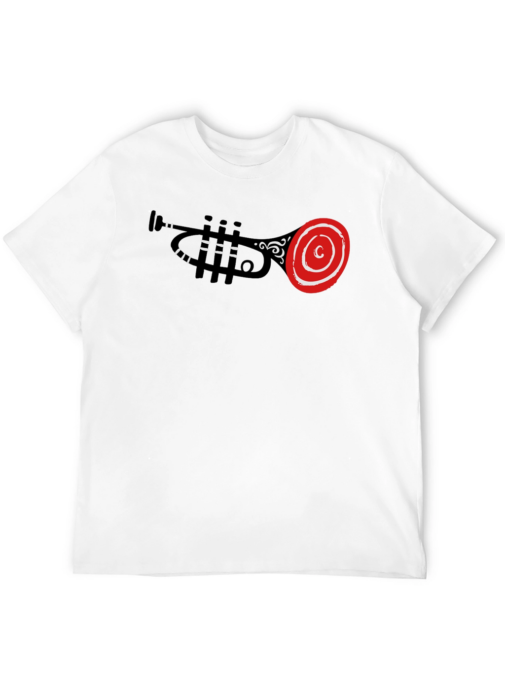Trumpet Graphic Black T-Shirt