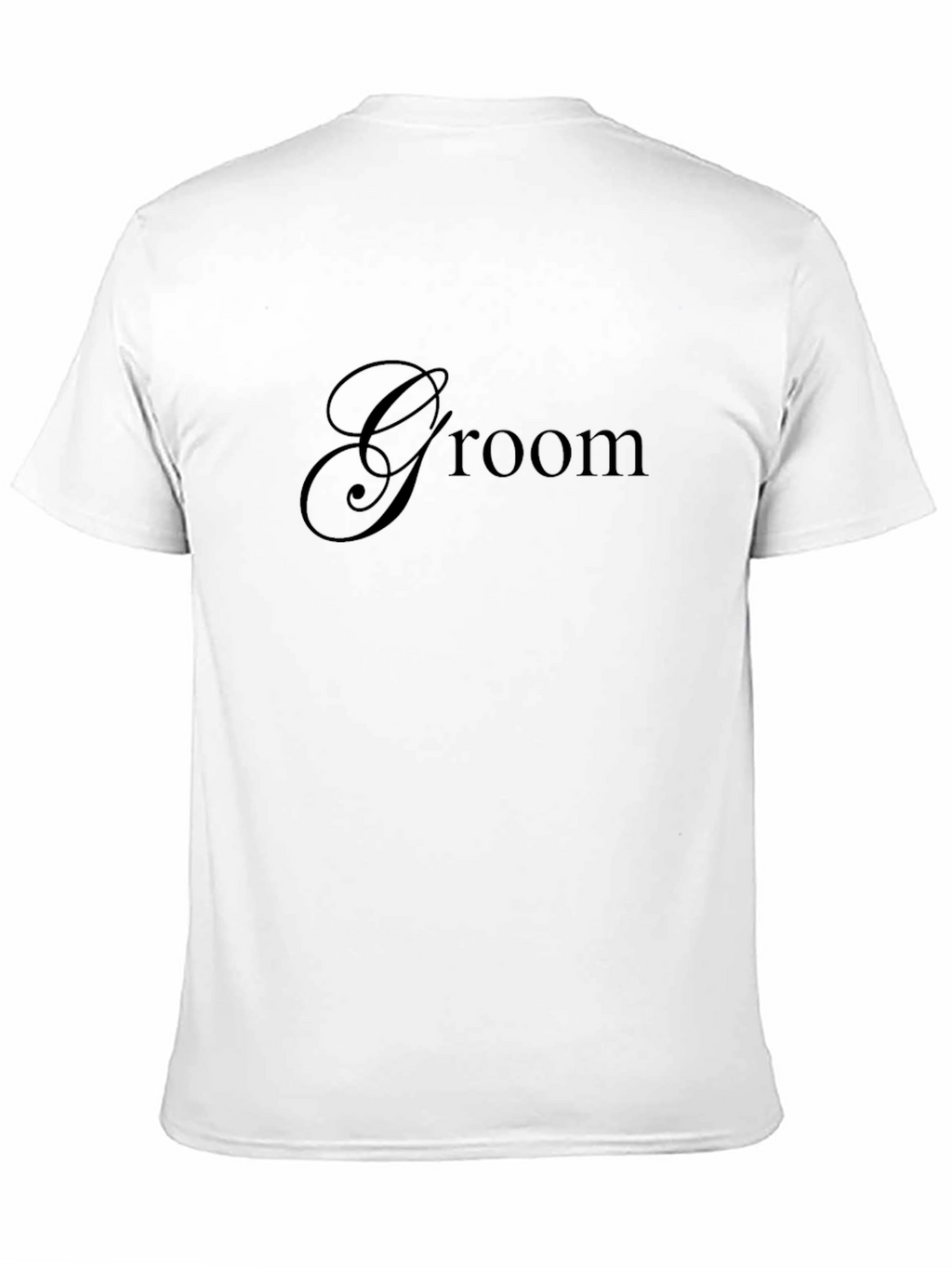 Groom Black T-Shirt - Wedding Apparel