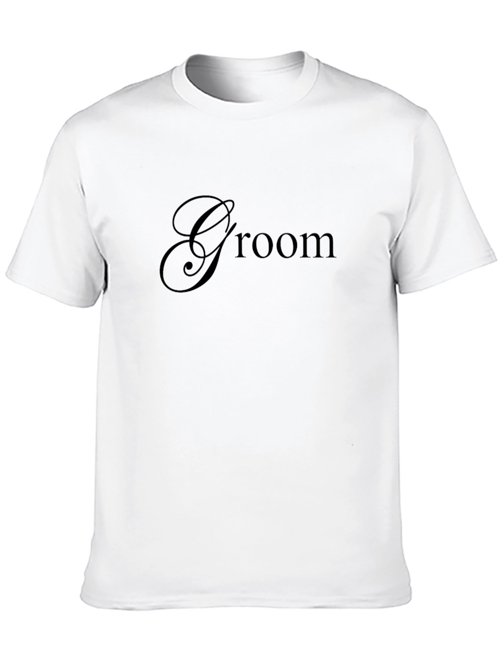 Groom Black T-Shirt - Wedding Apparel