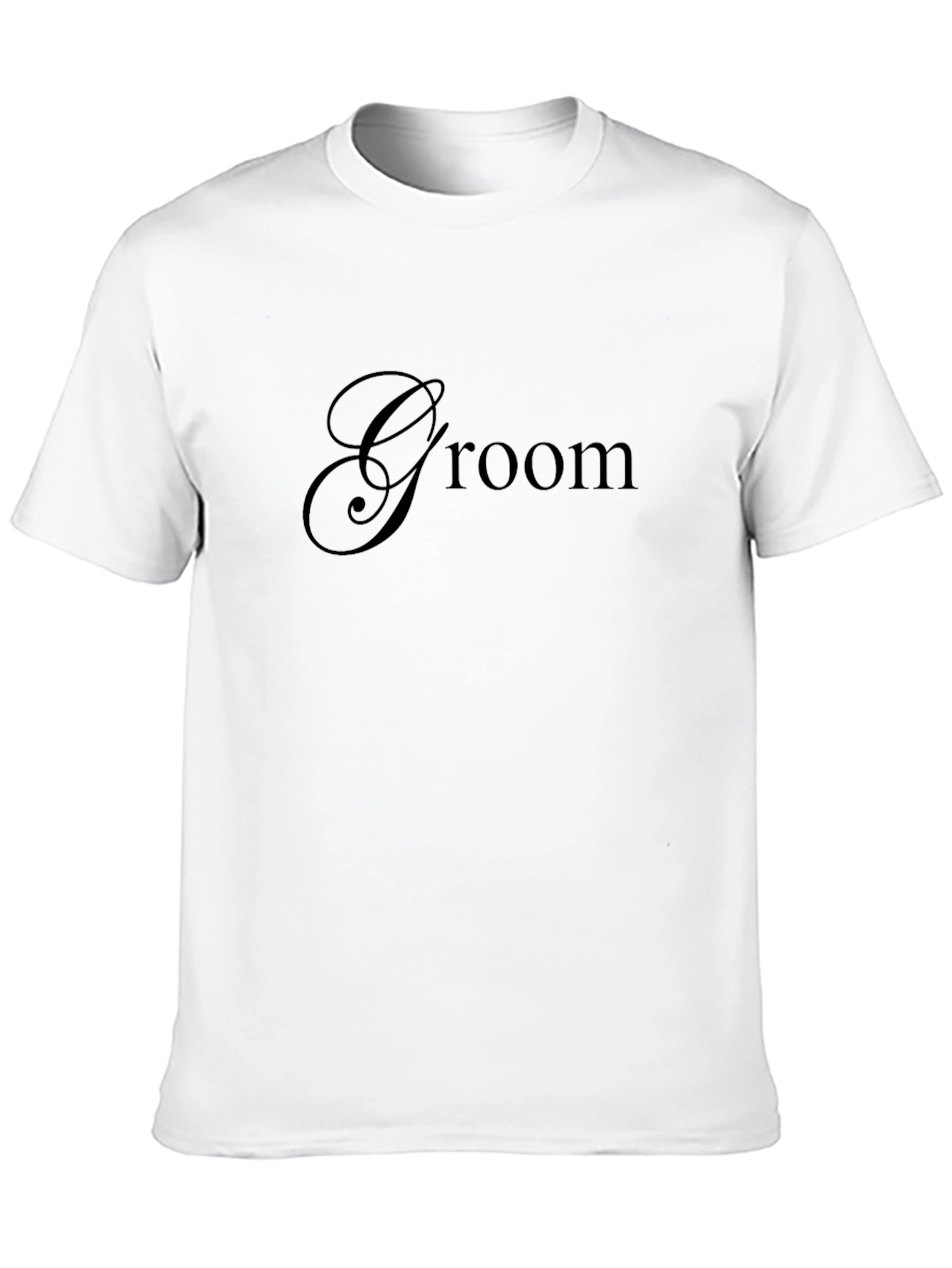 Groom Black T-Shirt - Wedding Apparel