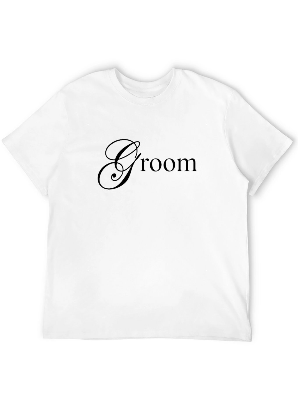 Groom Black T-Shirt - Wedding Apparel