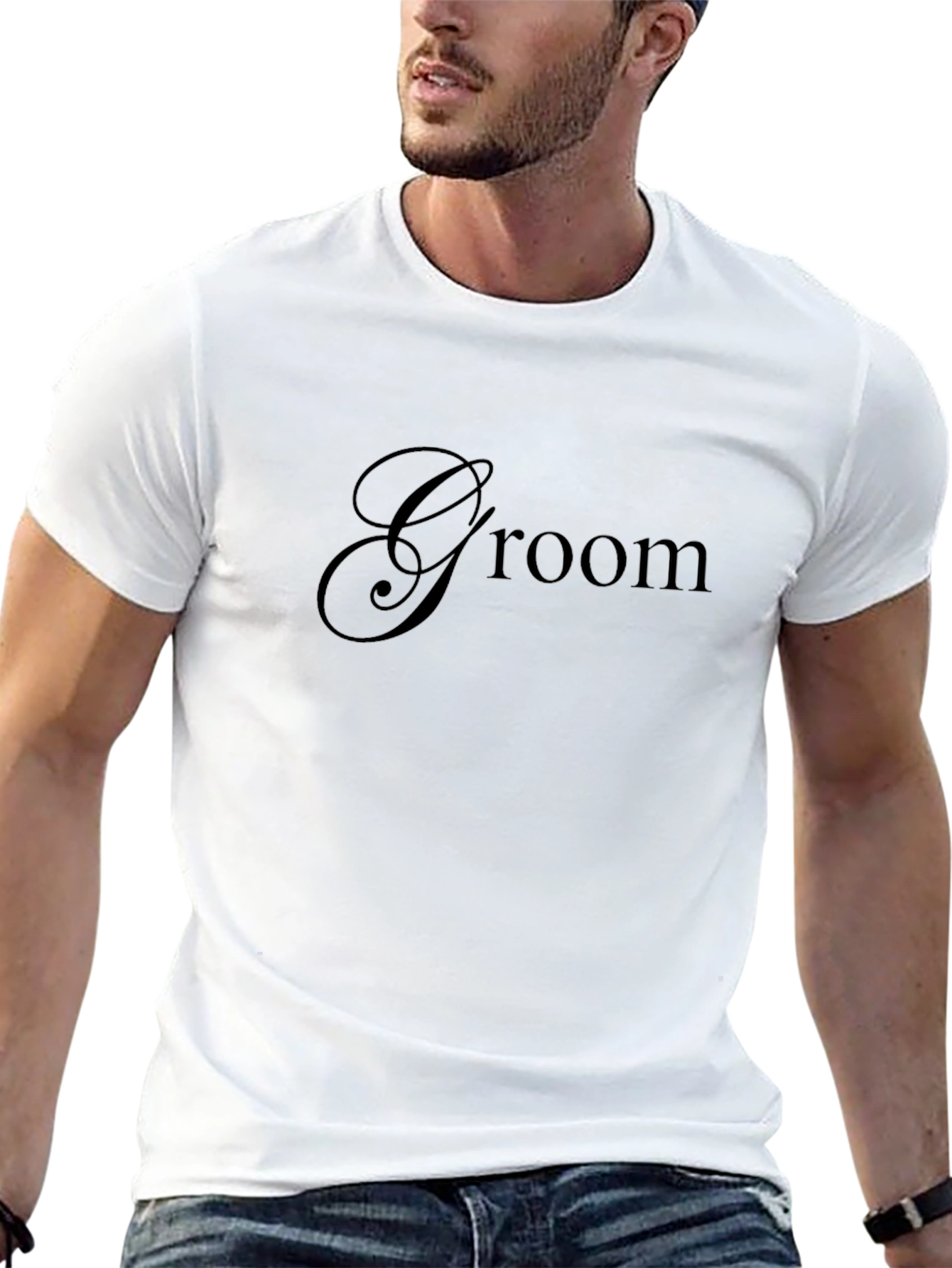 Groom Black T-Shirt - Wedding Apparel