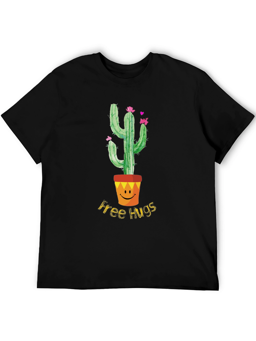 Cactus Free Hugs Graphic T-Shirt