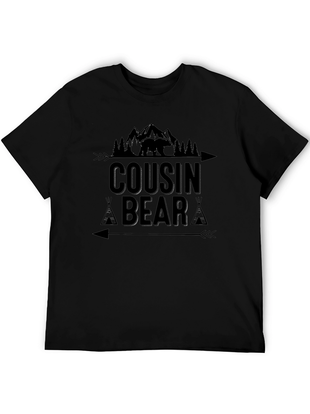 Cousin Bear Graphic Tee - Nature Lovers T-Shirt