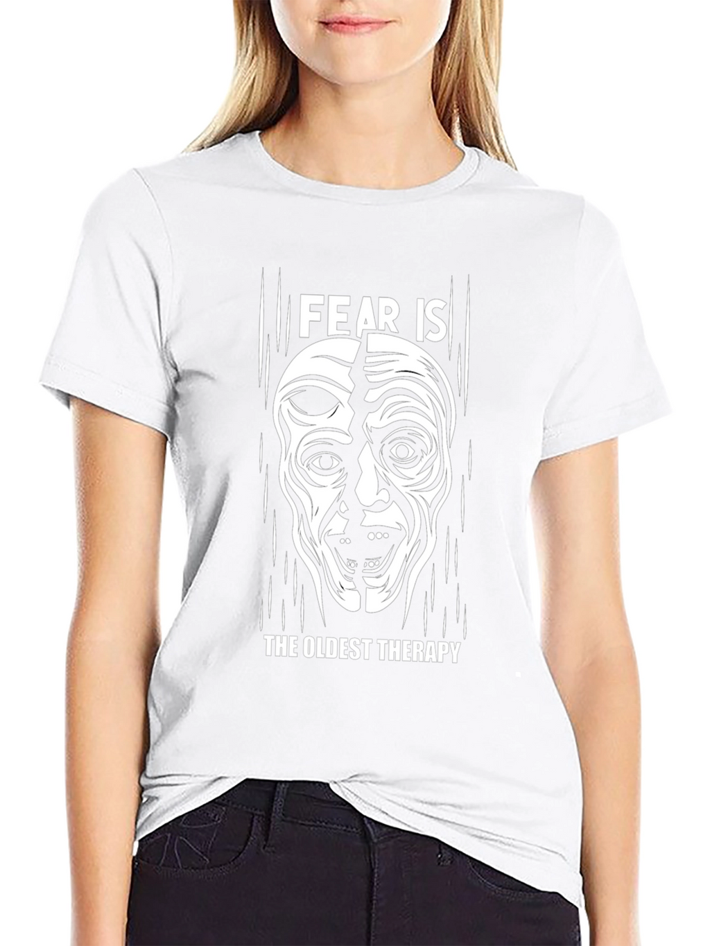 Fear Is The Oldest Therapy Graphic T-Shirt
