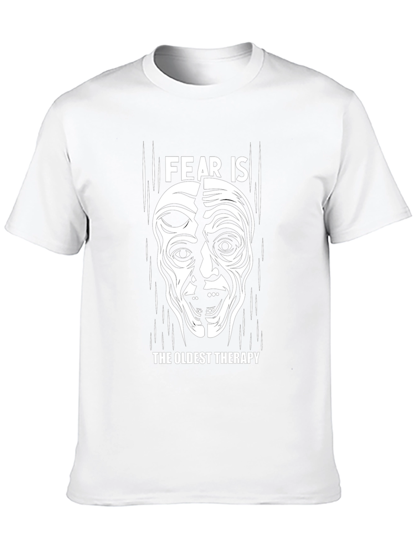 Fear Is The Oldest Therapy Graphic T-Shirt