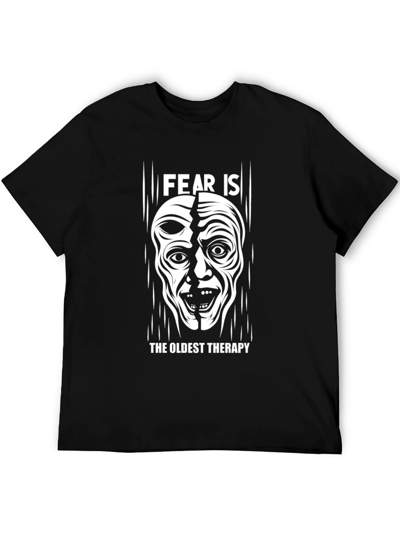Fear Is The Oldest Therapy Graphic T-Shirt