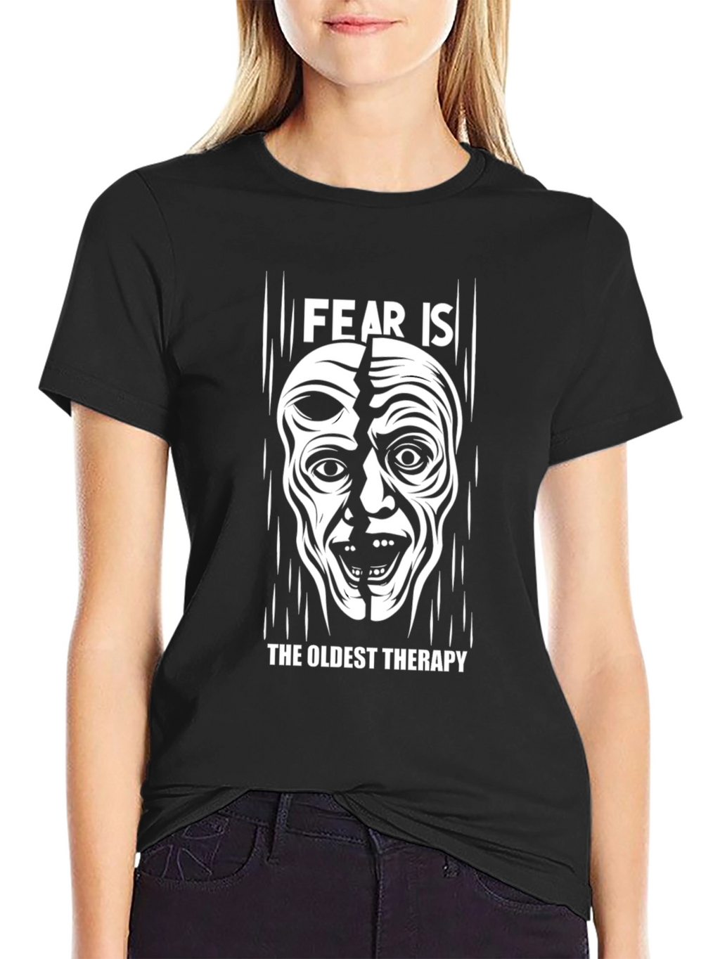 Fear Is The Oldest Therapy Graphic T-Shirt
