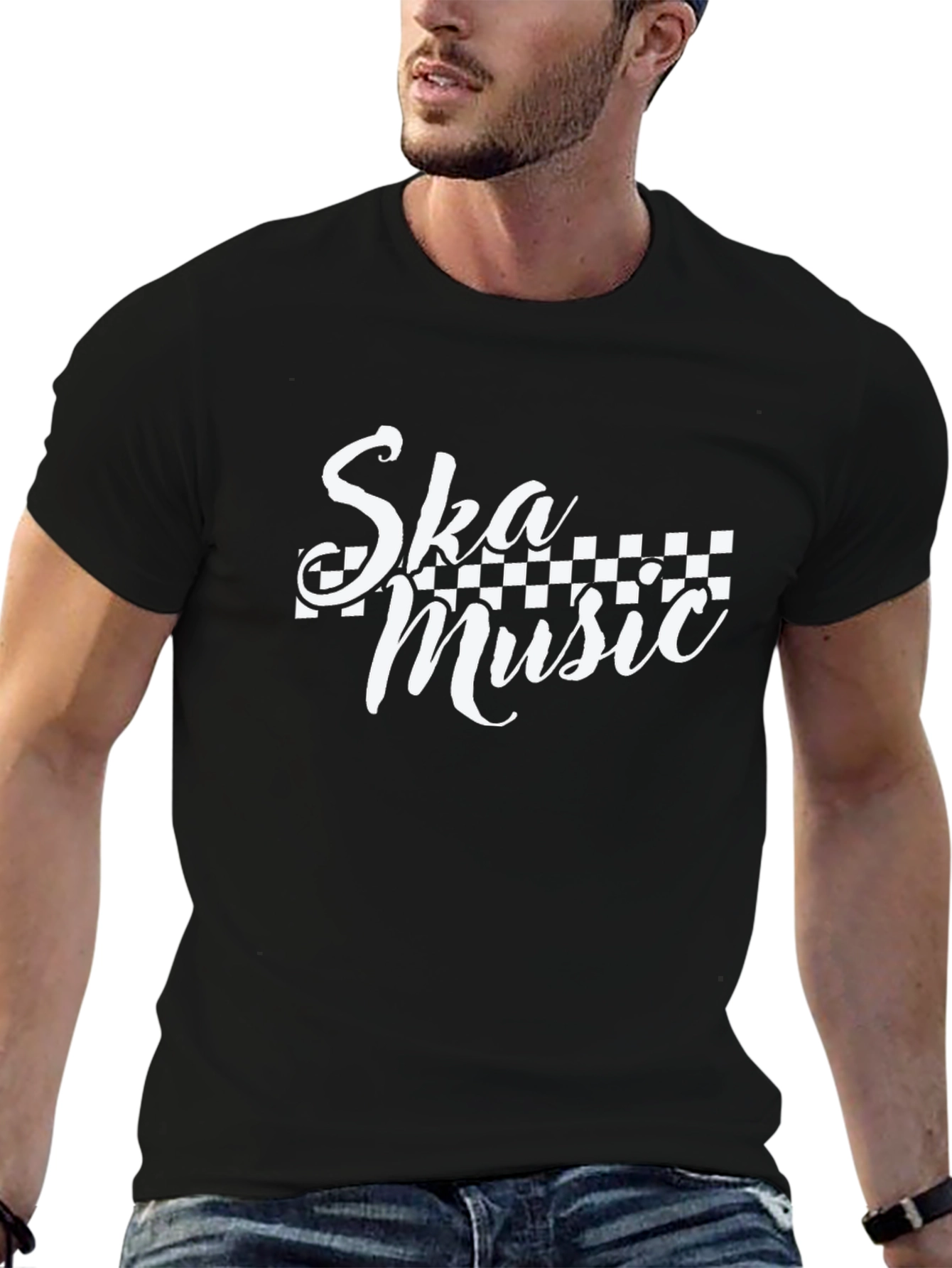 Ska Music Black Graphic Tee