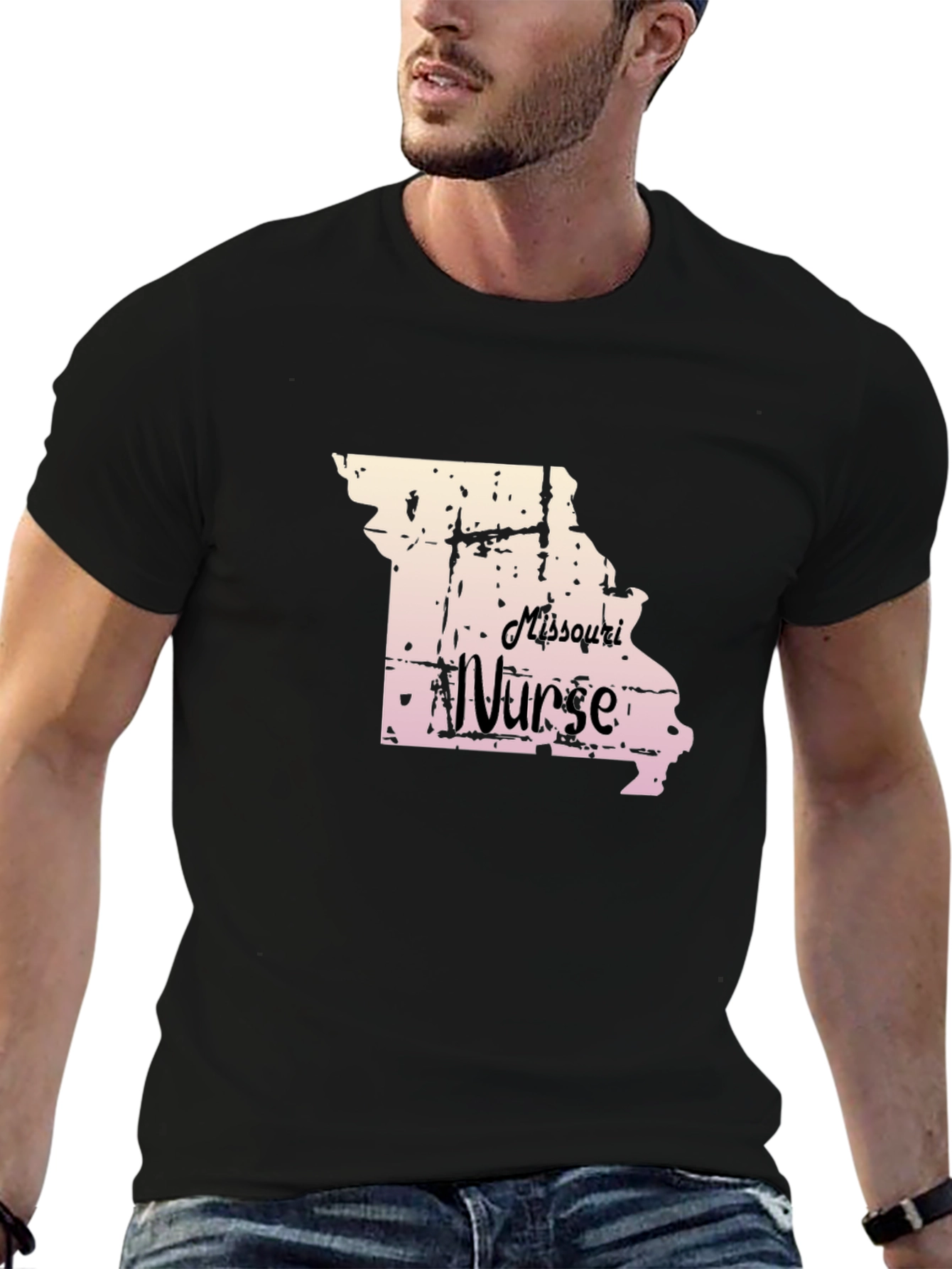 Missouri Nurse Graphic T-Shirt