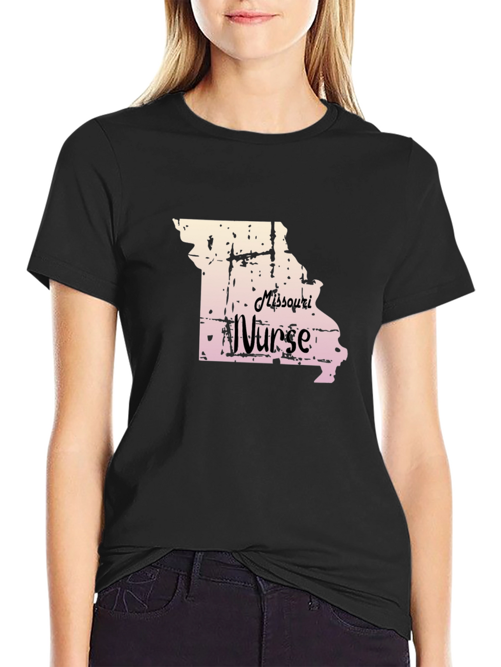 Missouri Nurse Graphic T-Shirt