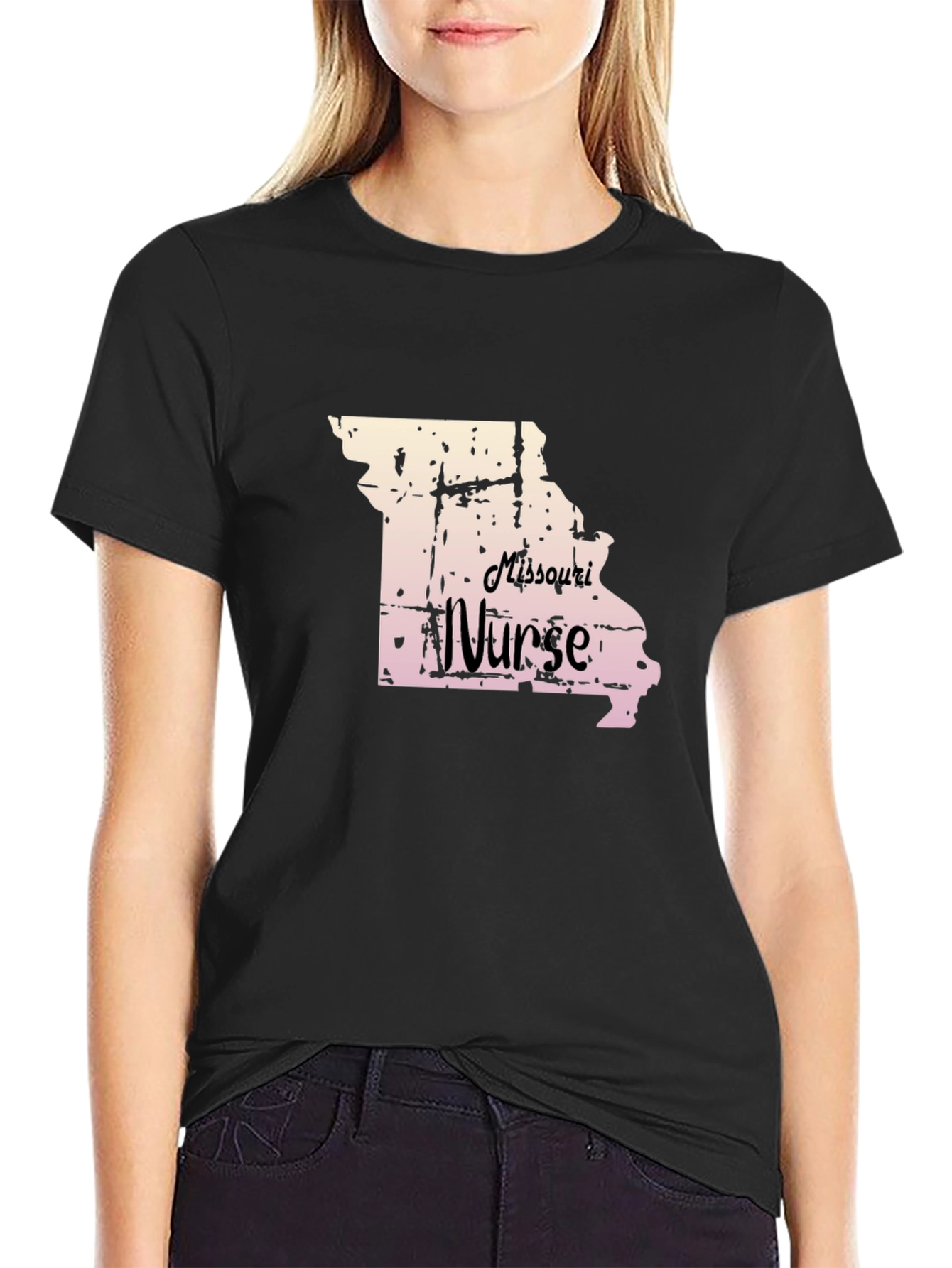 Missouri Nurse Graphic T-Shirt