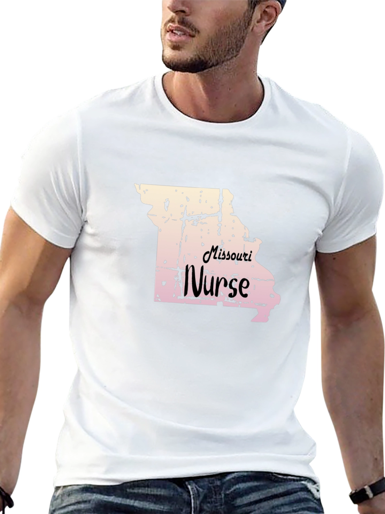 Missouri Nurse Graphic T-Shirt